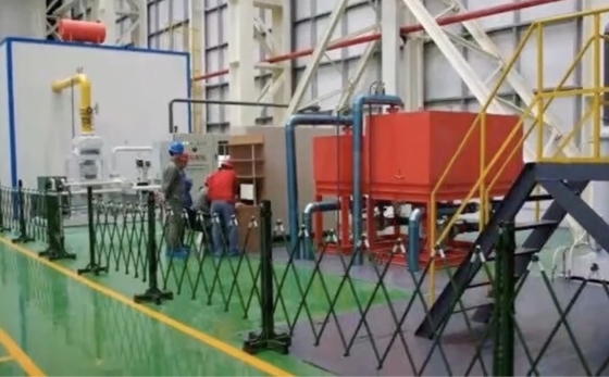 Transformator mocy umierający piec z pompą próżniową i pompą korzeniową