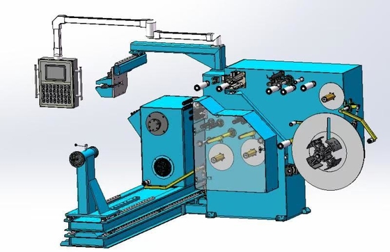 50-1500 mm Aluminiowa folia szerokość suchy typ transformator Maszyna owijająca dla 0,3-1,6 mm grubości folii